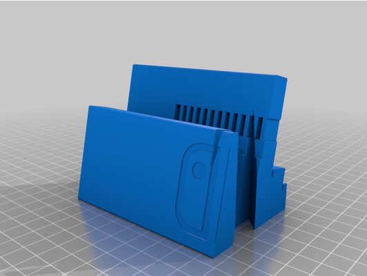 nintendo interruptor cobrando ficar pé dividido by heavyredtwitch 3d print model - Mito3D