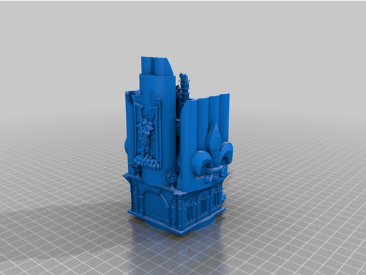 freira lançador torre detalhes by ironviking 3d print model - Mito3D