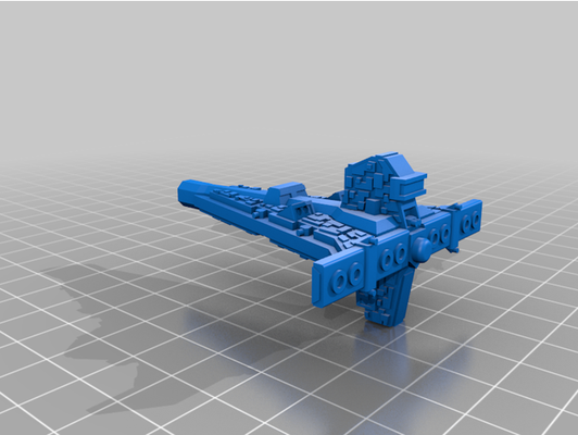 cittadella classe demiurg incrociatore bfg by mangforge cupo futuro tau 3d print model - Mito3D