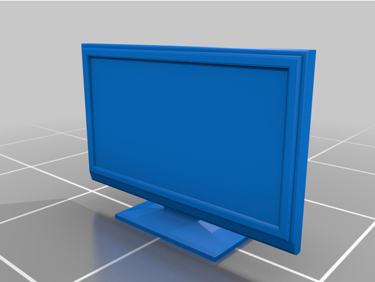 dollhouse flatscreen by ftftft 3d print model - Mito3D