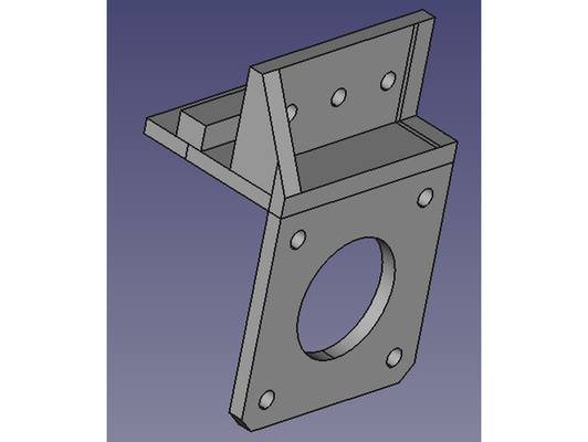 titulaire soutien mk8 bowden extrudeuse by robcreate 3d print model - Mito3D