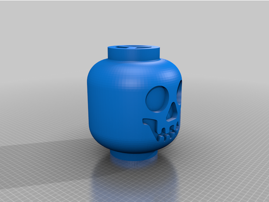 lego testa cranio by eng longo8 3d print model - Mito3D