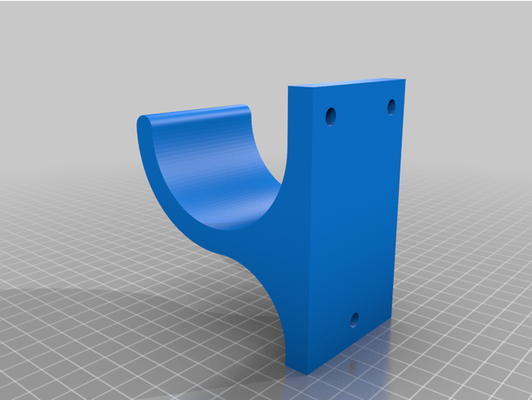 longboard parete titolare supporto by strappare se montare 3d print model - Mito3D