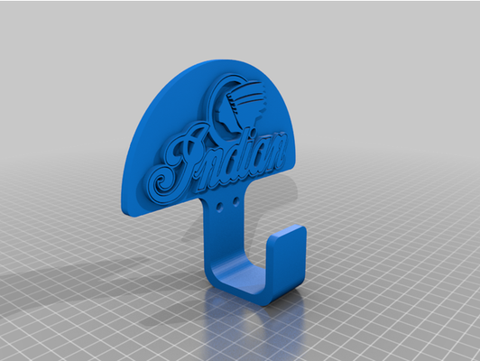 motorbike helmet hanger by theblade1975 3d print model - Mito3D