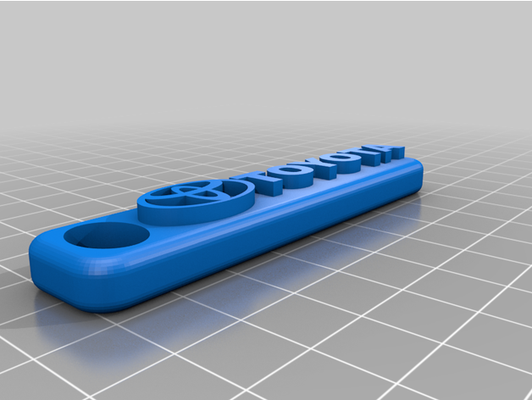 toyota keychaing by mlopez25 keychain 3d print model - Mito3D