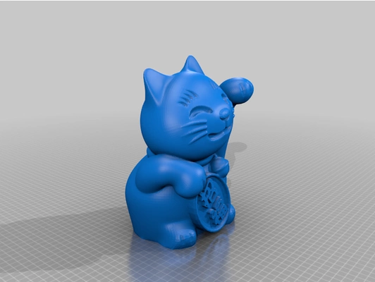 sorte gato moeda banco principal corpo reparado by turbopcs maneki neko manekinekocat neko assumir porquinho 3d print model - Mito3D