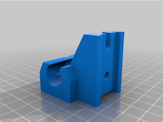 achse lager lms8uu halter unterstützung hevo by ba3dprint 3d print model - Mito3D