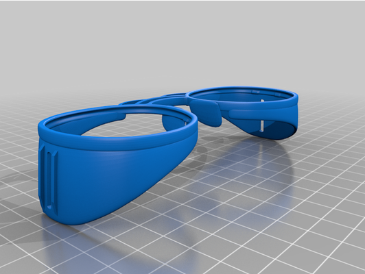 oculos escuros escudo g star vidro by comida 3d print model - Mito3D