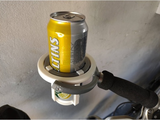 gyroscope beer soda can holder by whatever6 bike 3d print model - Mito3D