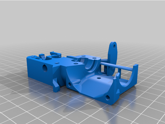 bear 21 r6 extruder derivation by gmagician bltouch mount prusa i3 mk3 3d print model - Mito3D