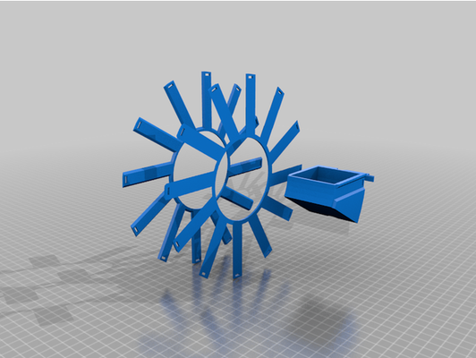 amz3d my personalizado vertical filamento carretel partes gaveta by toymusha 3d print model - Mito3D