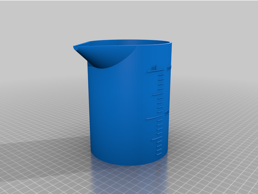 misuratore liquidi 1000ml by phobos it customized 3d print model - Mito3D