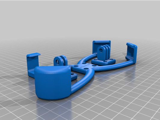 my customized smartphone tripod holder iphone xr w otterbox case by alexnada 3d print model - Mito3D