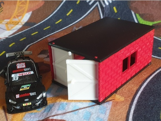 toy car garage by alianator building household 3d print model - Mito3D