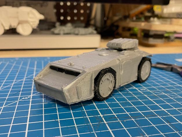 alienígenas kitbash dual extrusão apc variante by pbta19 filme estatueta gaslands m577 miniatura post apocalyptic fendas scifi tampo mesa tanque brinquedo uscm veículo jogos guerra 3D print model - Mito3D