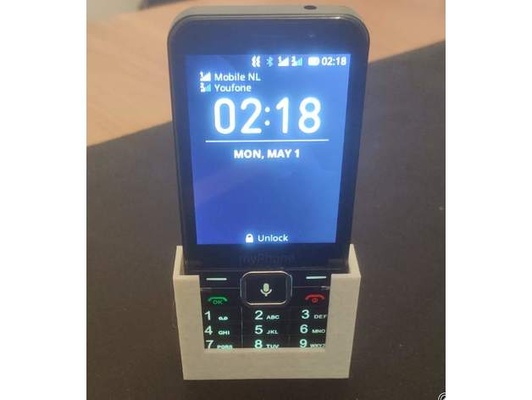 myphone up smart lte 4g holder by tuxxness 3d print model - Mito3D