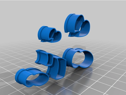 bee earring clay cutters by hayleyerin cutter polymer earrings 3d print model - Mito3D