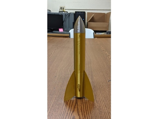 extra light modèle fusée by leswankysnagger 3d print model - Mito3D