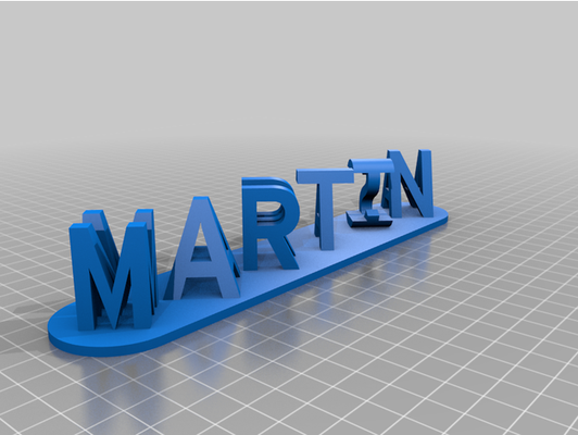 martin kudret helvası by varadala özelleştirilmiş 3d print model - Mito3D