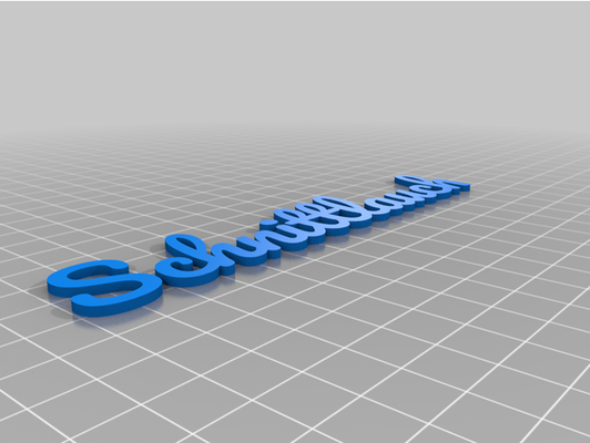 my customized text by krammes 3d print model - Mito3D