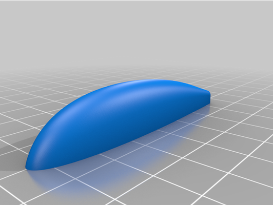 atomrc swordfish cut-down tail caps by rcmodelstl tom hunt 3d print model - Mito3D