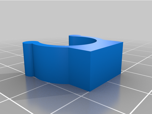 my personalizzato parametrico cilindro clip u 16mm by filippo zio 3d print model - Mito3D