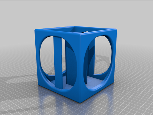 calibration cube bmi160 imu trackers - a diy slimevr tool by rosdayle 3d print model - Mito3D
