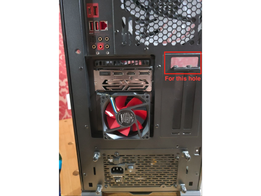 housing plug cooler master mastercase h500m mcm-h500m-ihnn-s00 by jimka pci slot 3d print model - Mito3D