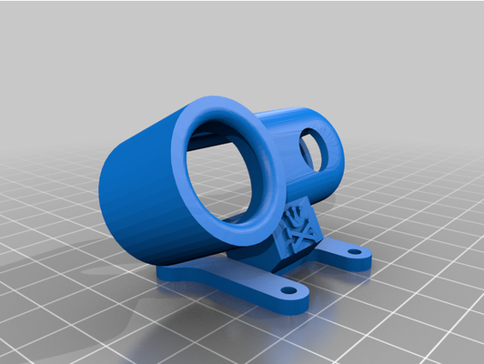 piratframes lil'matey runcam thumb mount by eldiablofpv 3d print model - Mito3D