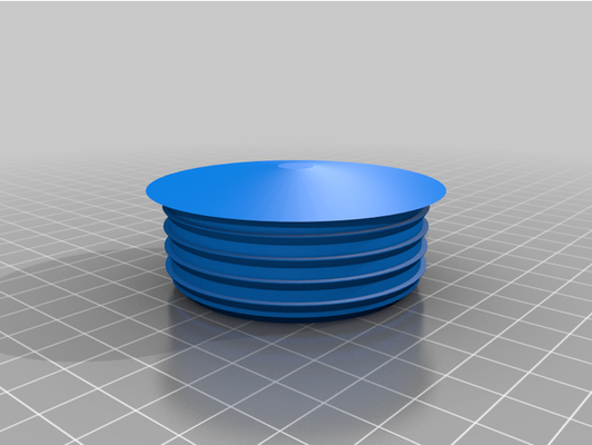 my customized cap hole by maxwell op 3d print model - Mito3D