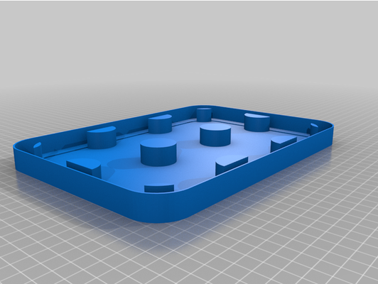 my customized pot rack drip tray by exfactor999 3d print model - Mito3D