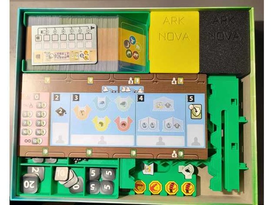 ark nova magnetic insert by shieldbasher arknova boardgame boardgames accessories inserts organizer 3d print model - Mito3D