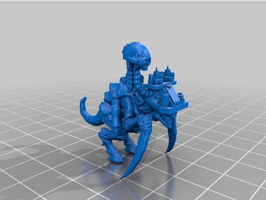 space bug desk by nerdyfanboi marneus calgar rogue trader tyranids warhammer 40k 3d print model - Mito3D