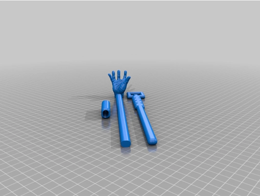 backscratcher by bennyzhit wednesday 3d print model - Mito3D