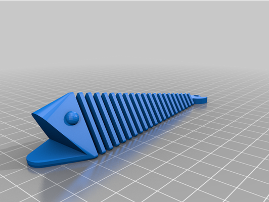 my customized moving fish by benjamin9 3d print model - Mito3D