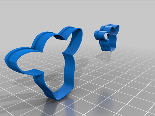 kuh lehm cutter by abonnieren polymer 3d print model - Mito3D