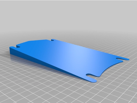 axis foil - angled base plate shim by toorhu wingfoil wingfoiling 3d print model - Mito3D