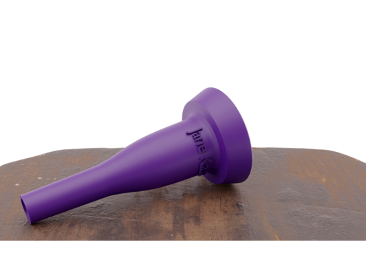 jane kass - trombone mouthpiece titan crocodile by janekass 3d print model - Mito3D