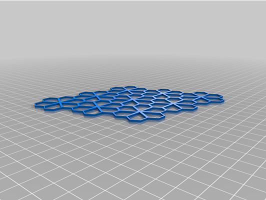 pentagon 5 outline tessellation by manman737 customized 3d print model - Mito3D