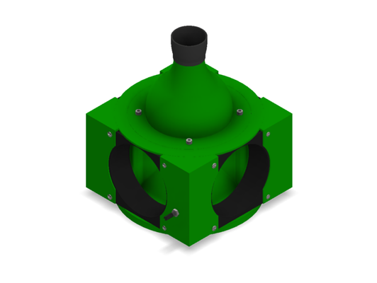 luft kanal by kit auszubildender gruppe ball schwebend tischtennis 3d print model - Mito3D