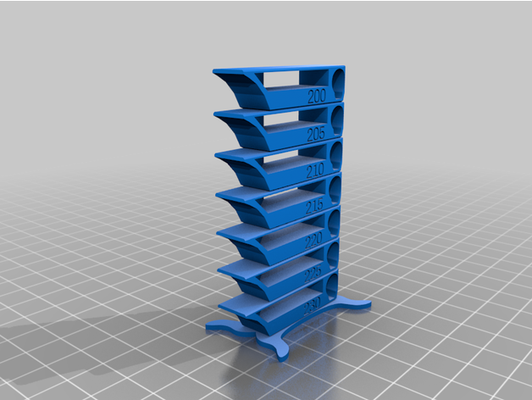 temperatura torre endurecido bocal extrusora 230 200 by jjnj personalizado 3d print model - Mito3D