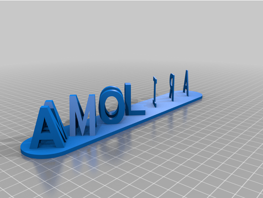 my customized dual letter blocks illusion customizer by amoljamble 3d print model - Mito3D