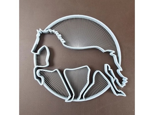 icelandic horse string art by thomasdn icelandichorse stringart 3d print model - Mito3D