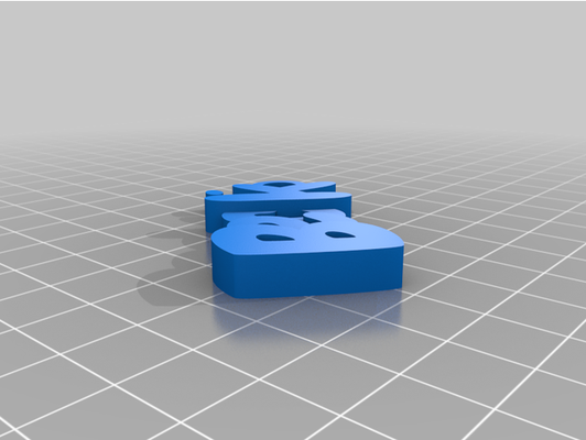 my angepasst iamburny's v2 text schlüsselring schlüsselanhänger by flippzizzle 3d print model - Mito3D