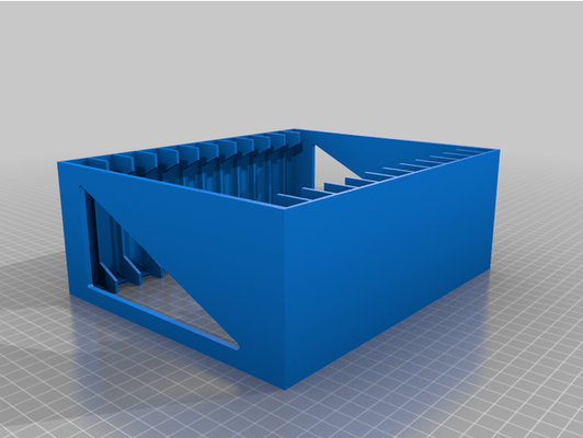 my customized cd dvd cassette rack stand by mitchamrumpus 3d print model - Mito3D