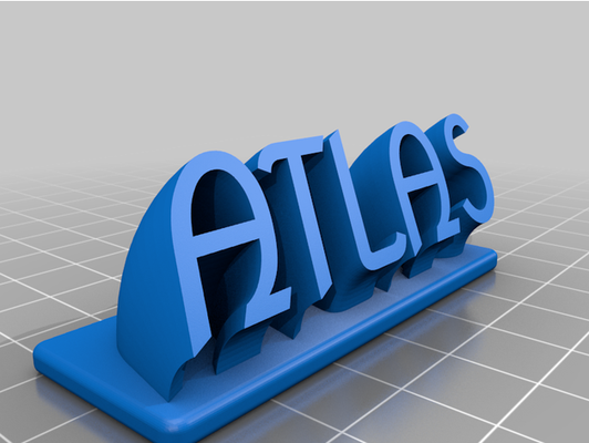 atlas pic cadre by rgstegall personnalisé 3d print model - Mito3D