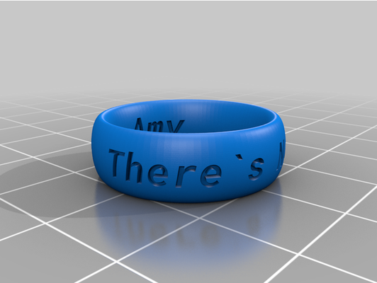 no place home ring by amatteson customized 3d print model - Mito3D