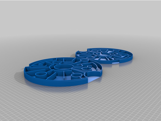 giga labyrinth by trascrittori spaziali 3d print model - Mito3D