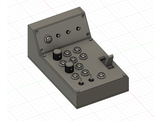 botón caja by aniva botones dcs vuelo simulador 3d print model - Mito3D