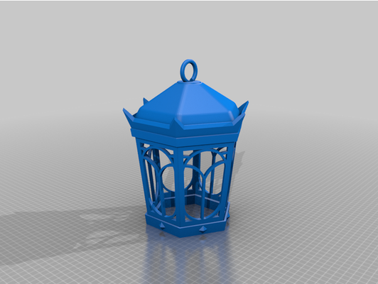 hanging captain's lantern by jakemay21 3d print model - Mito3D